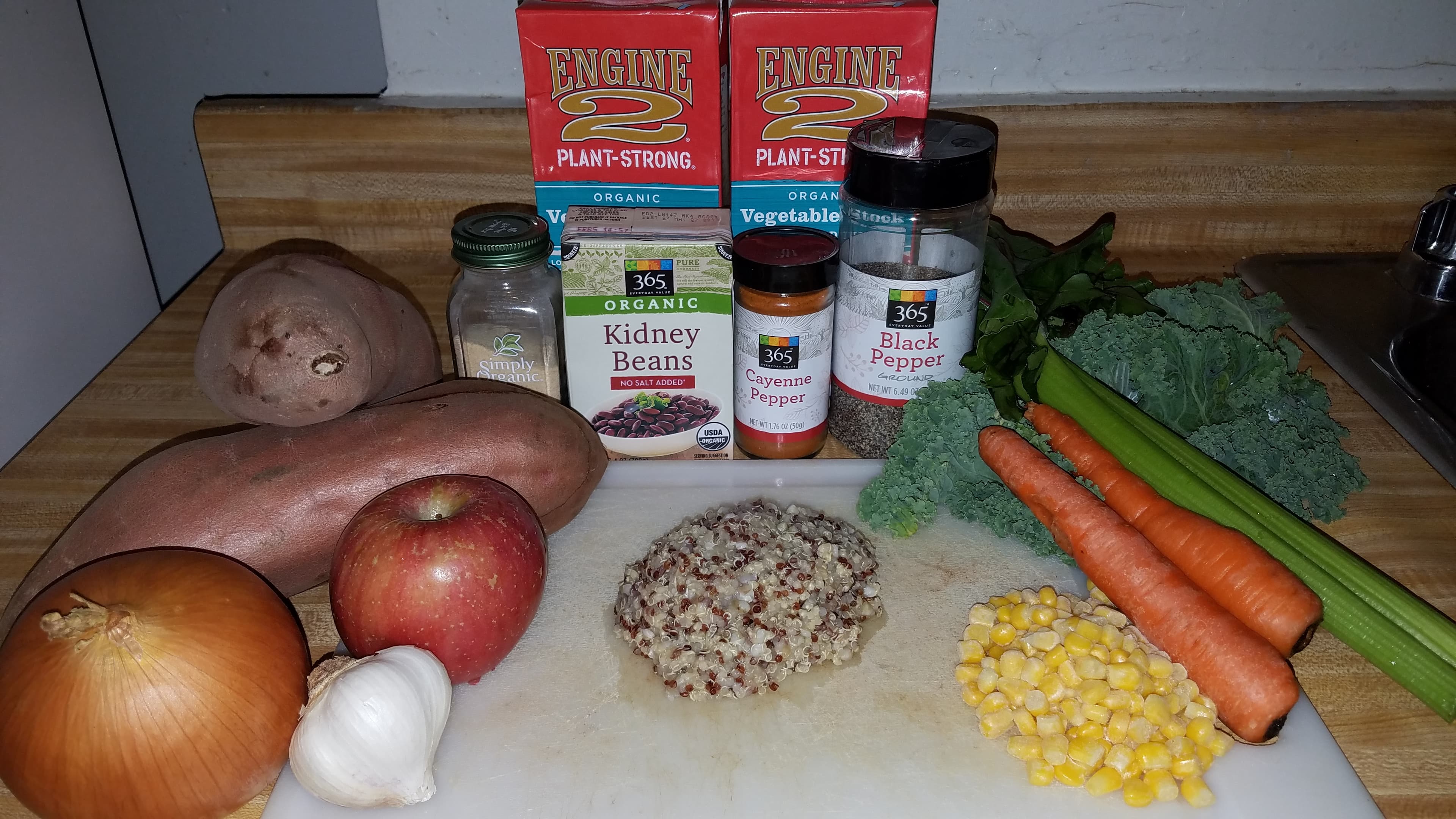 BadAss Sweet Potato Quinoa Soup