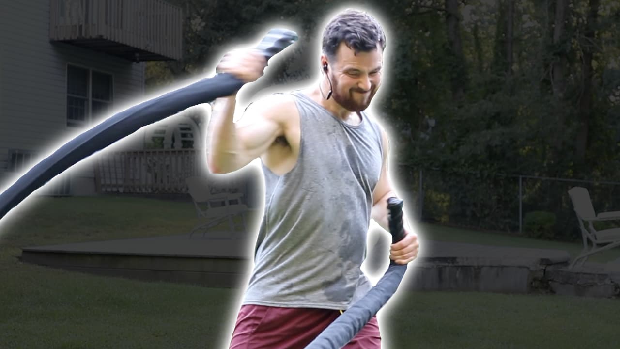 Rope-A-Dope The Week With this BATTLE ROPE EMOM